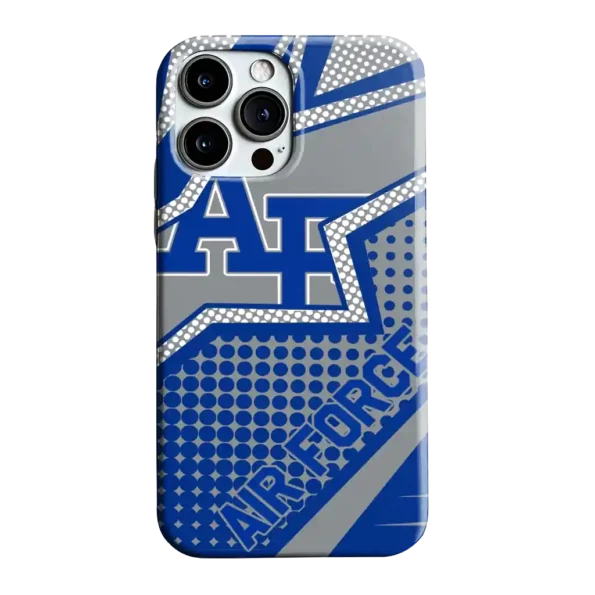 air force falcons star outline blue phone case best selling