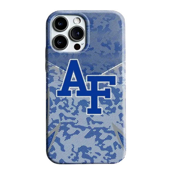 air force falcons striped overlay blue phone case best selling