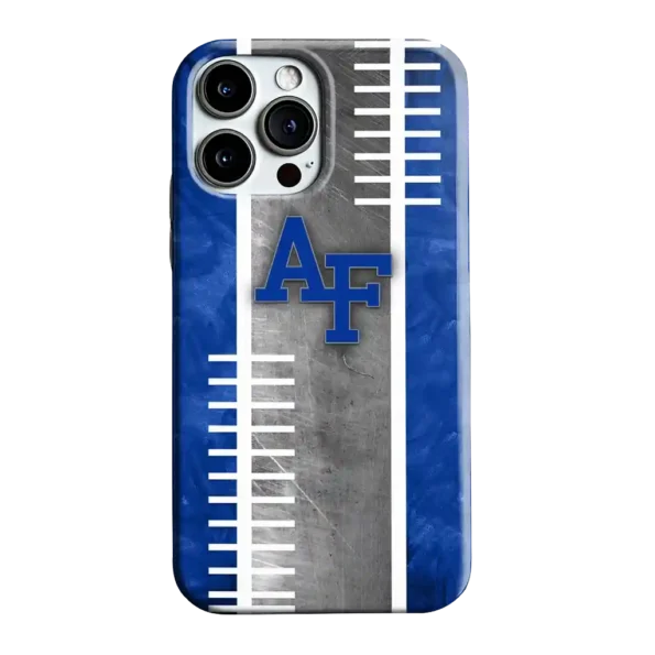 air force falcons yard markers blue gray phone case best selling