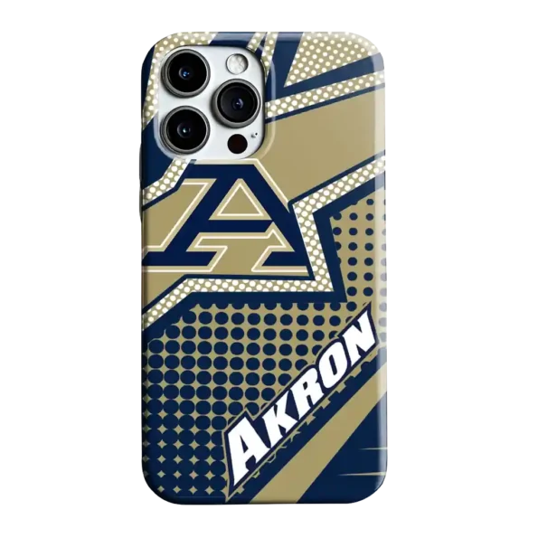 akron zips star outline blue phone case best selling