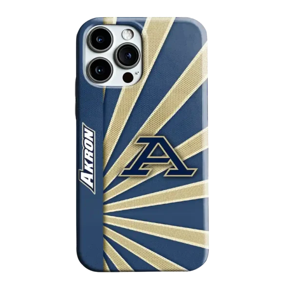 akron zips sunburst rays blue phone case best selling