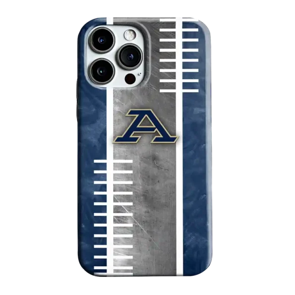 akron zips yard markers blue gray phone case best selling