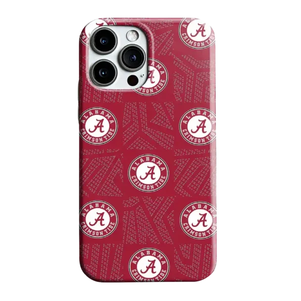 alabama crimson tide chevron squares crimson phone case best selling