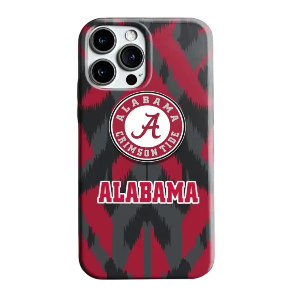 alabama crimson tide chevron zigzag crimson phone case best selling