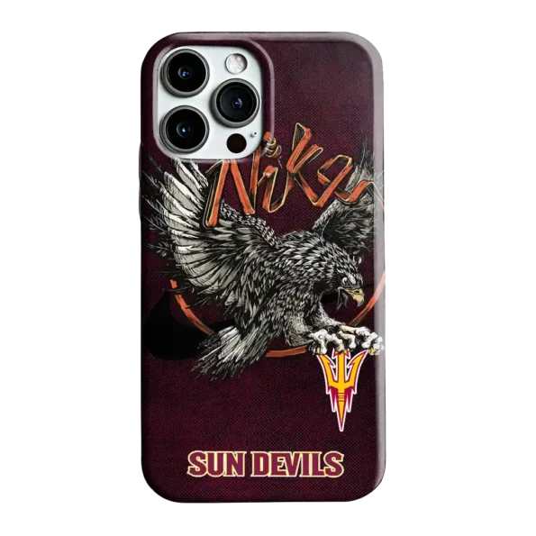arizona state sun devils eagle soar maroon phone case best selling