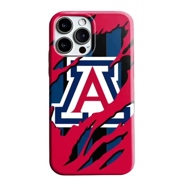 arizona wildcats claw scar red black phone case best selling