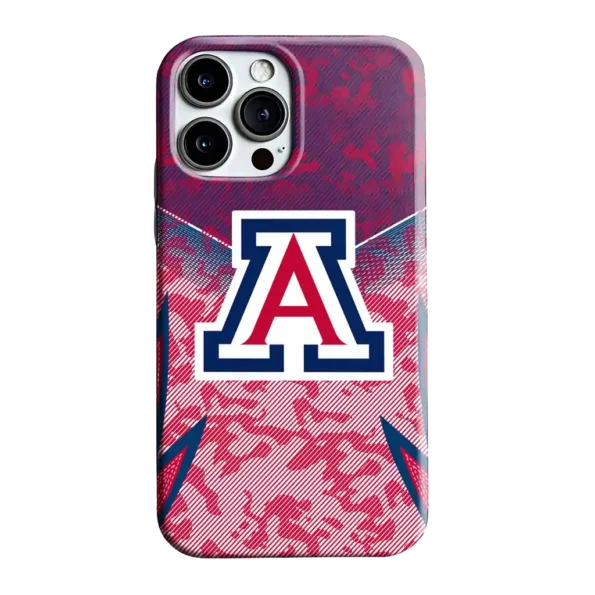 arizona wildcats striped overlay red phone case best selling