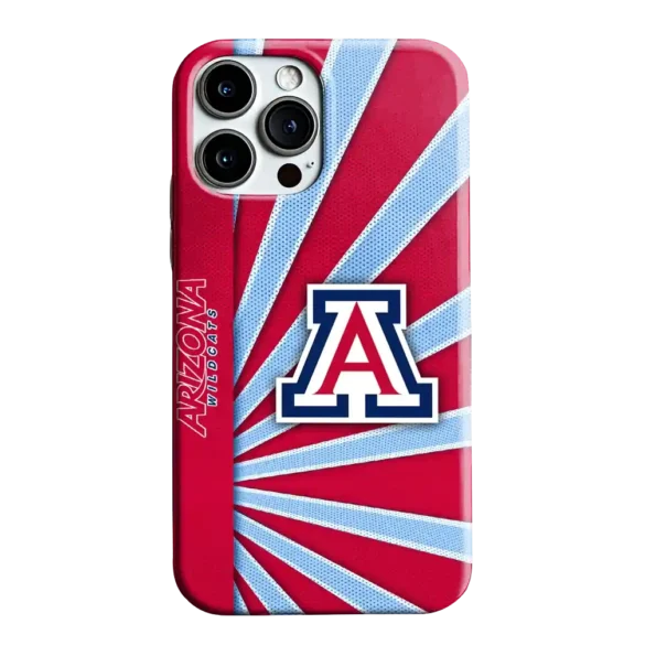 arizona wildcats sunburst rays red phone case best selling