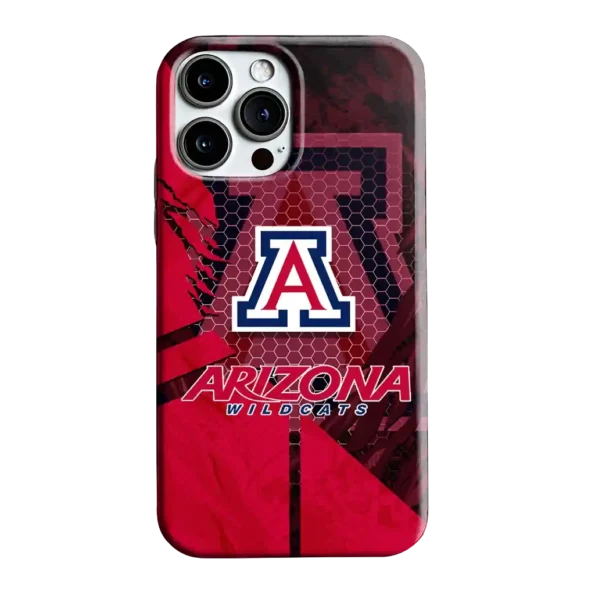 arizona wildcats web overlay red phone case best selling