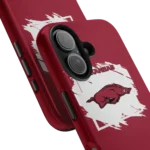 arkansas-razorbacks-brush-square-red-phone-case-best-selling.webp