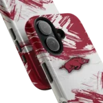 arkansas-razorbacks-brushstroke-clash-red-white-phone-case-best-selling.webp