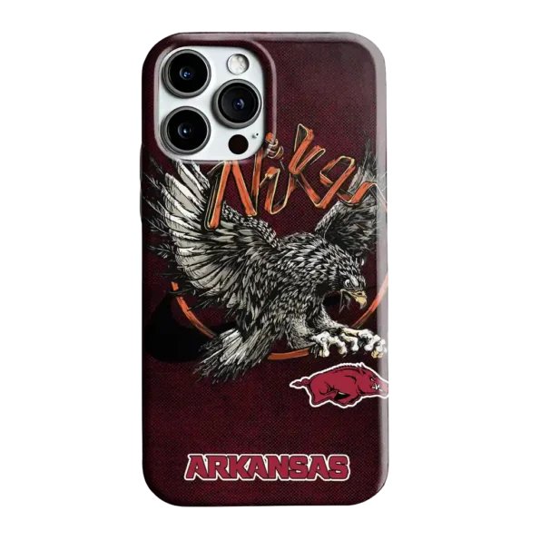 arkansas razorbacks eagle soar red phone case best selling