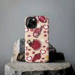 arkansas-razorbacks-helmet-hearts-red-cream-phone-case-best-selling.webp