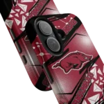 arkansas-razorbacks-jagged-flash-red-black-phone-case-best-selling.webp