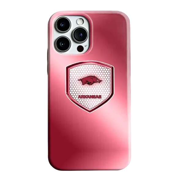 arkansas razorbacks shield mesh red phone case best selling