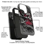 arkansas-razorbacks-skull-blades-red-gray-phone-case-best-selling.webp
