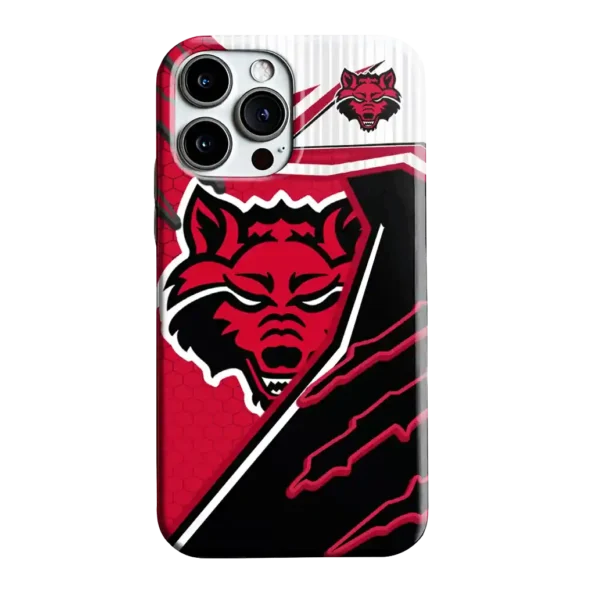 arkansas state red wolves armor streaks scarlet phone case best selling