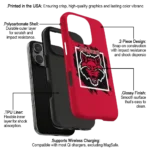 arkansas-state-red-wolves-brush-square-scarlet-phone-case-best-selling.webp