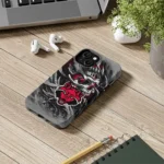 arkansas-state-red-wolves-skull-blades-scarlet-gray-phone-case-best-selling.webp