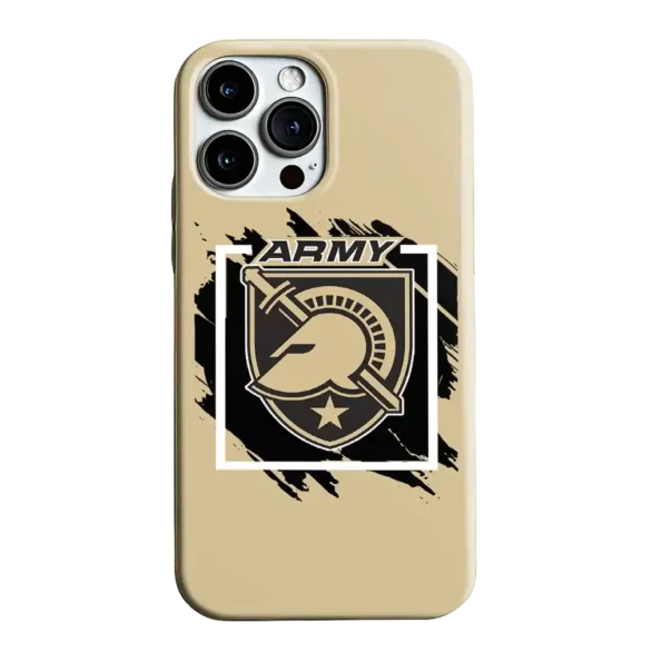 army black knights brush square gold phone case best selling