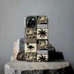 army-black-knights-flamingo-palm-trees-gold-phone-case-best-selling.webp