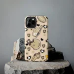 army-black-knights-helmet-hearts-gold-cream-phone-case-best-selling.webp