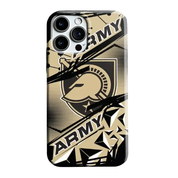 army black knights jagged flash gold black phone case best selling