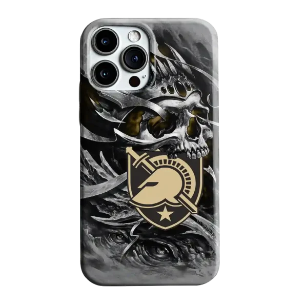 army black knights skull blades gold gray phone case best selling