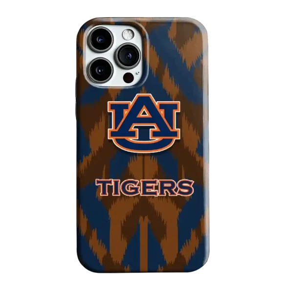 auburn tigers chevron zigzag navy blue phone case best selling