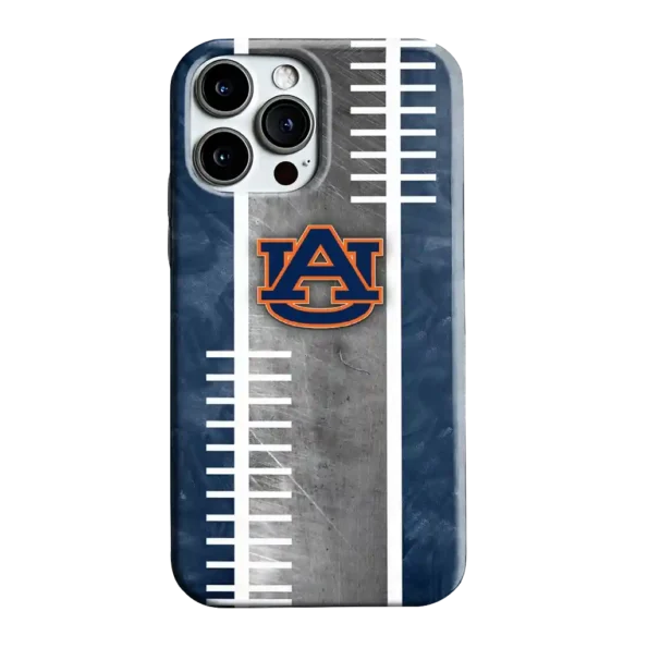 auburn tigers yard markers navy blue gray phone case best selling