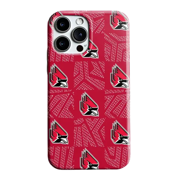 ball state cardinals chevron squares red phone case best selling