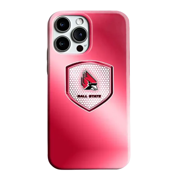 ball state cardinals shield mesh red phone case best selling