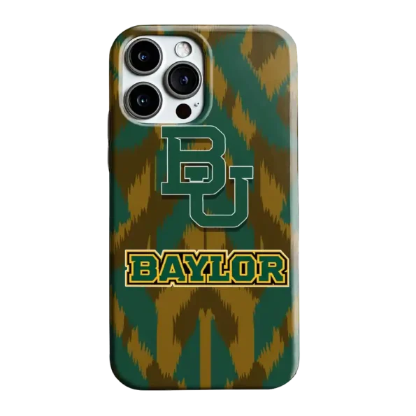 baylor bears chevron zigzag green phone case best selling