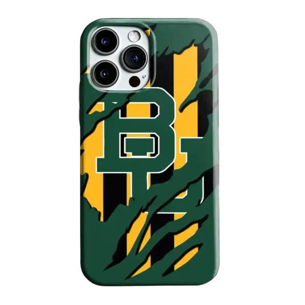 baylor bears claw scar green black phone case best selling