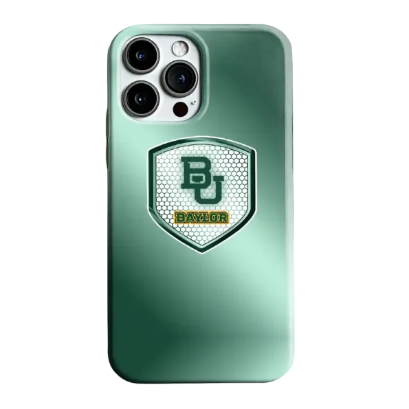 baylor bears shield mesh green phone case best selling