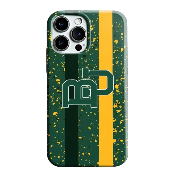 baylor bears textured stripe green phone case best selling