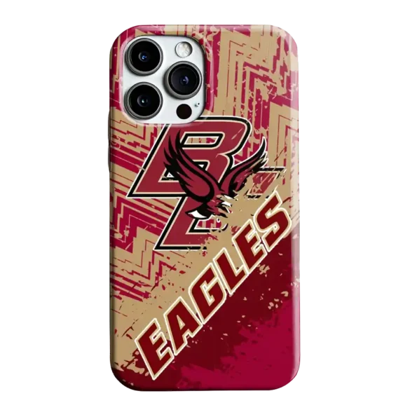 boston college eagles abstract zigzag maroon phone case best selling