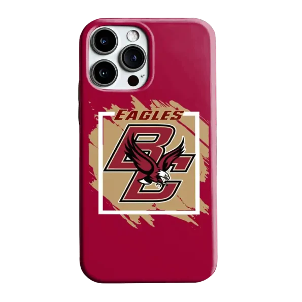 boston college eagles brush square maroon phone case best selling