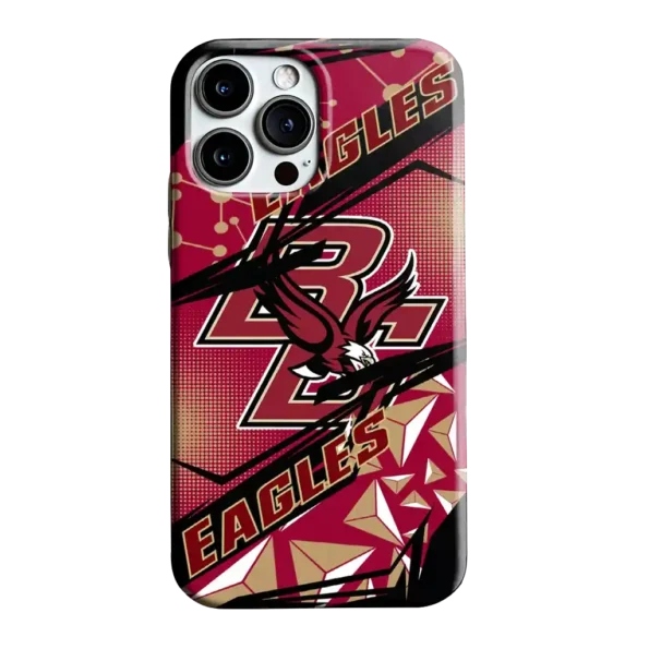 boston college eagles jagged flash maroon black phone case best selling