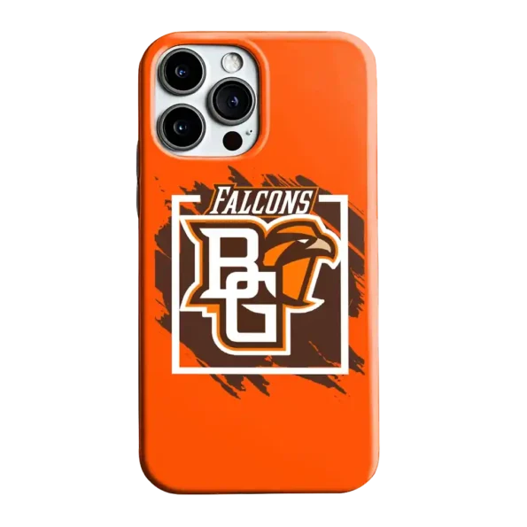 bowling green falcons brush square orange phone case best selling