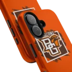 bowling-green-falcons-brush-square-orange-phone-case-best-selling.webp