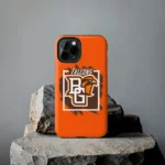 bowling-green-falcons-brush-square-orange-phone-case-best-selling.webp