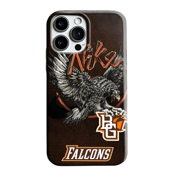 bowling green falcons eagle soar orange phone case best selling