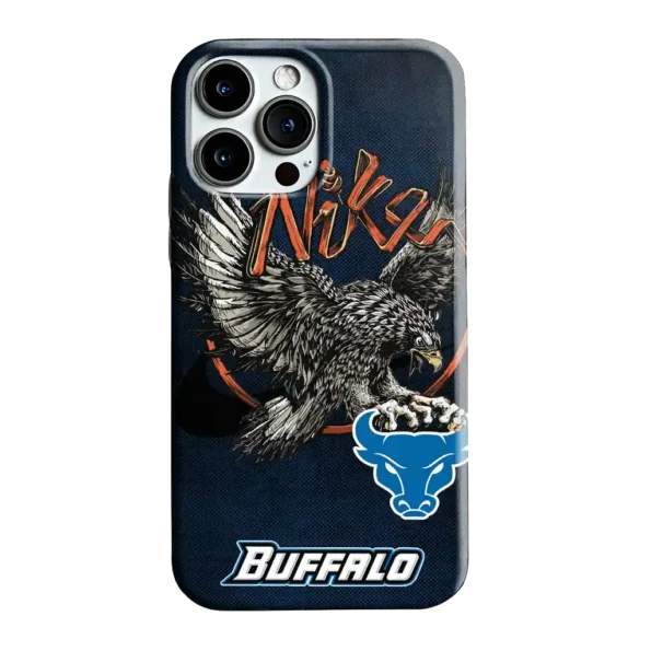 buffalo bulls eagle soar royal blue phone case best selling