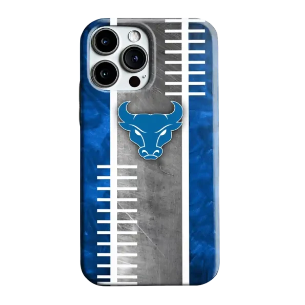 buffalo bulls yard markers royal blue gray phone case best selling