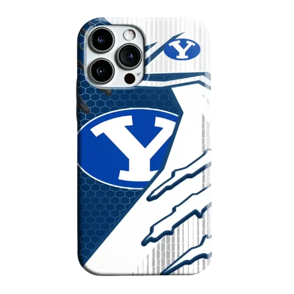 byu cougars armor streaks blue phone case best selling