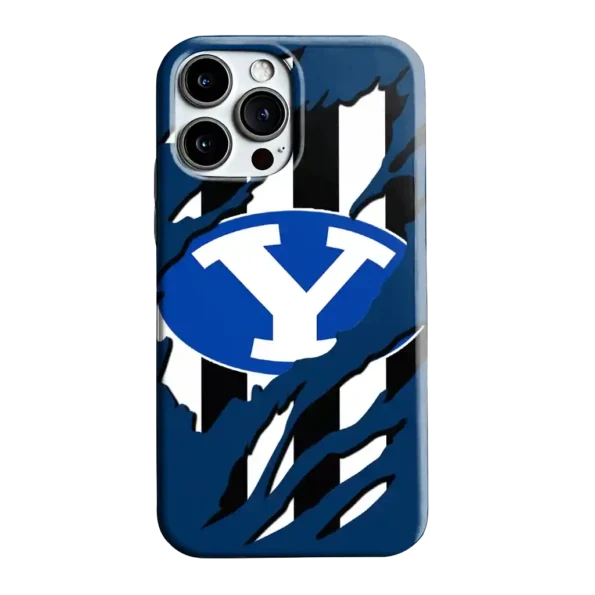 byu cougars claw scar blue black phone case best selling