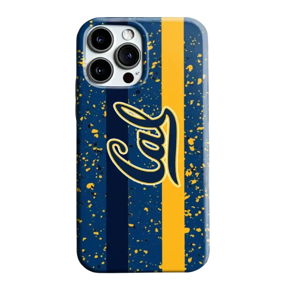 california golden bears textured stripe blue phone case best selling