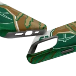 charlotte-49ers-armor-streaks-green-phone-case-best-selling.webp