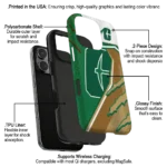 charlotte-49ers-armor-streaks-green-phone-case-best-selling.webp